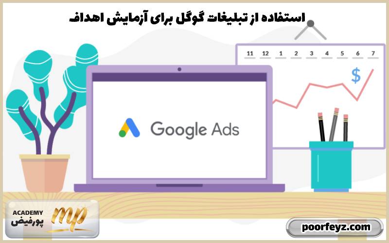 استفاده از تبلیغات گوگل برای آزمایش اهداف